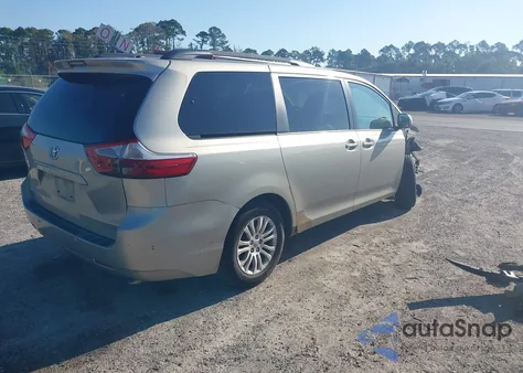 2015 Toyota Sienna Xle 8 Passenger из США, поврежденный, VIN 5TDYK3DC6FS544530